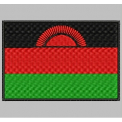MALAWI FLAG Embroidered Patch