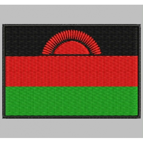 MALAWI FLAG Embroidered Patch