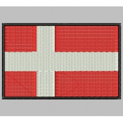 Parche Bordado Bandera DINAMARCA