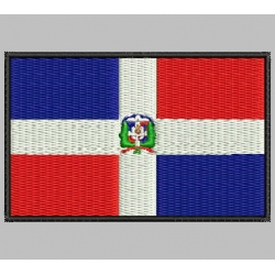 Parche Bordado Bandera DOMINICANA (REP.)