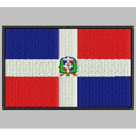 Parche Bordado Bandera REP. DOMINICANA