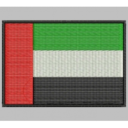 Parche Bordado Bandera EMIRATOS ARABES