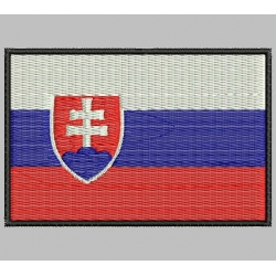 SLOVAKIA FLAG Embroidered Patch