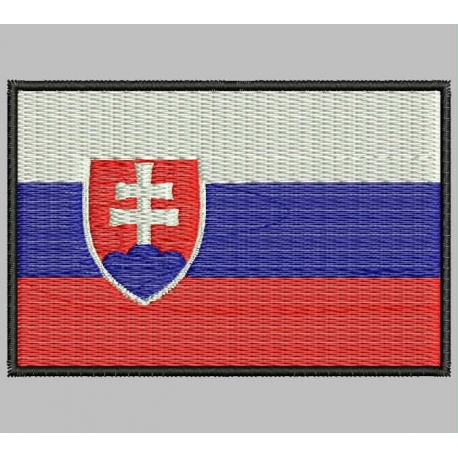 Parche Bordado Bandera ESLOVAQUIA