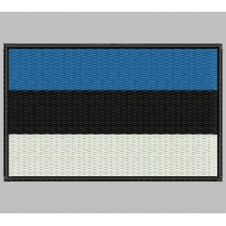 ESTONIAN REPUBLIC FLAG Embroidered Patch