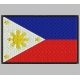 PHILIPPINES FLAG Embroidered Patch