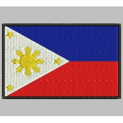 PHILIPPINES FLAG Embroidered Patch