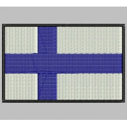 FINLAND FLAG Embroidered Patch
