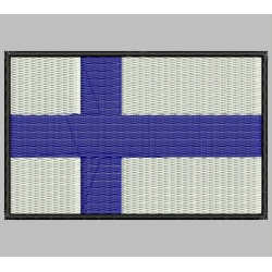 FINLAND FLAG Embroidered Patch
