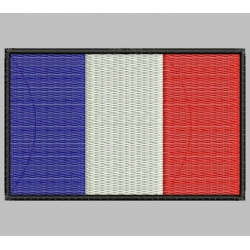 FRANCE FLAG Embroidered Patch