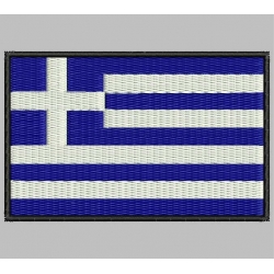 GREECE FLAG Embroidered Patch