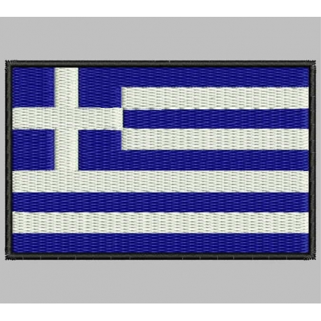 Parche Bordado Bandera GRECIA