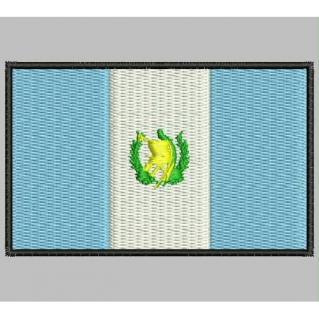 Parche Bordado Bandera GUATEMALA