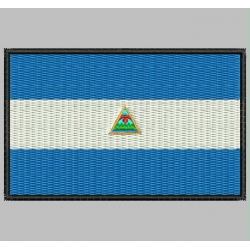 NICARAGUA FLAG Embroidered Patch