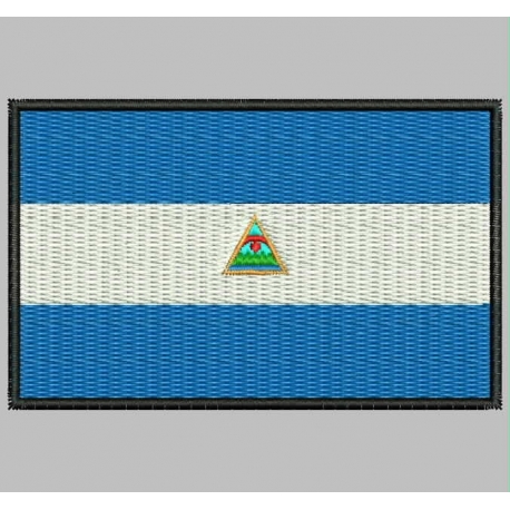 Parche Bordado Bandera NICARAGUA