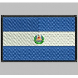 Parche Bordado Bandera EL SALVADOR