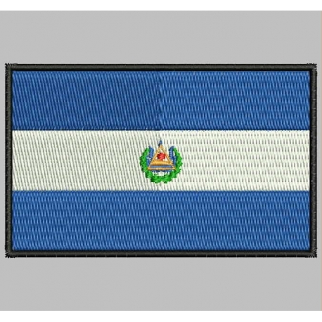 EL SALVADOR FLAG Embroidered Patch