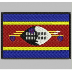 SWAZILAND FLAG Embroidered Patch
