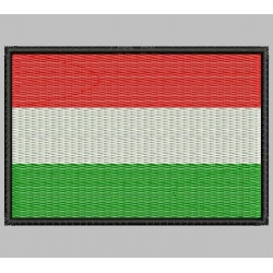 HUNGARY FLAG Embroidered Patch