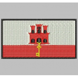 Parche Bordado Bandera GIBRALTAR