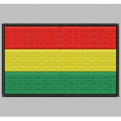 BOLIVIA FLAG Embroidered Patch