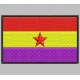 Parche Bordado Bandera REPUBLICANA (Estrella Roja)