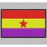 Parche Bordado Bandera REPUBLICANA (Estrella Roja)