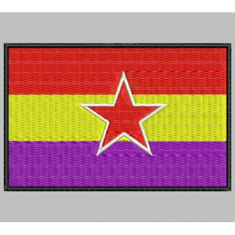 REPUBLICAN PEOPLE´S ARMY FLAG Embroidered Patch