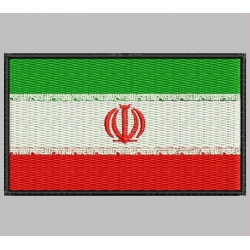 IRAN FLAG Embroidered Patch